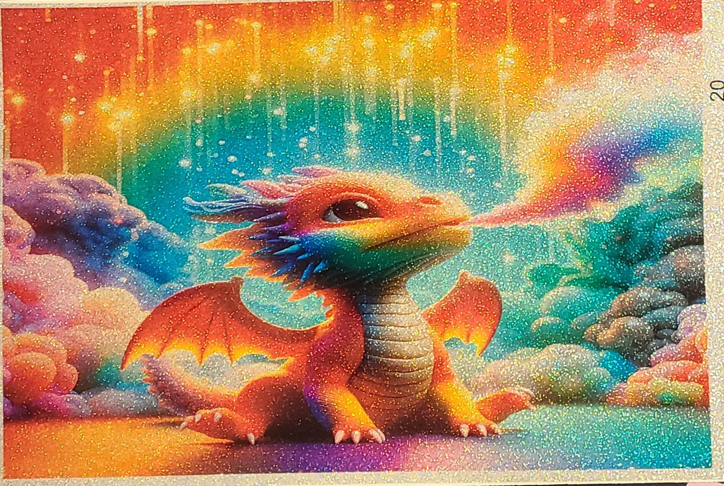 Dragon wrap, as is , a little bit of stone, fully rhinestone