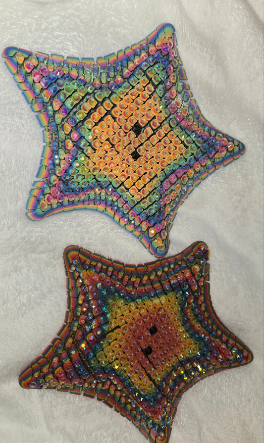 Pre-Order rhinestone 3d printed starfish