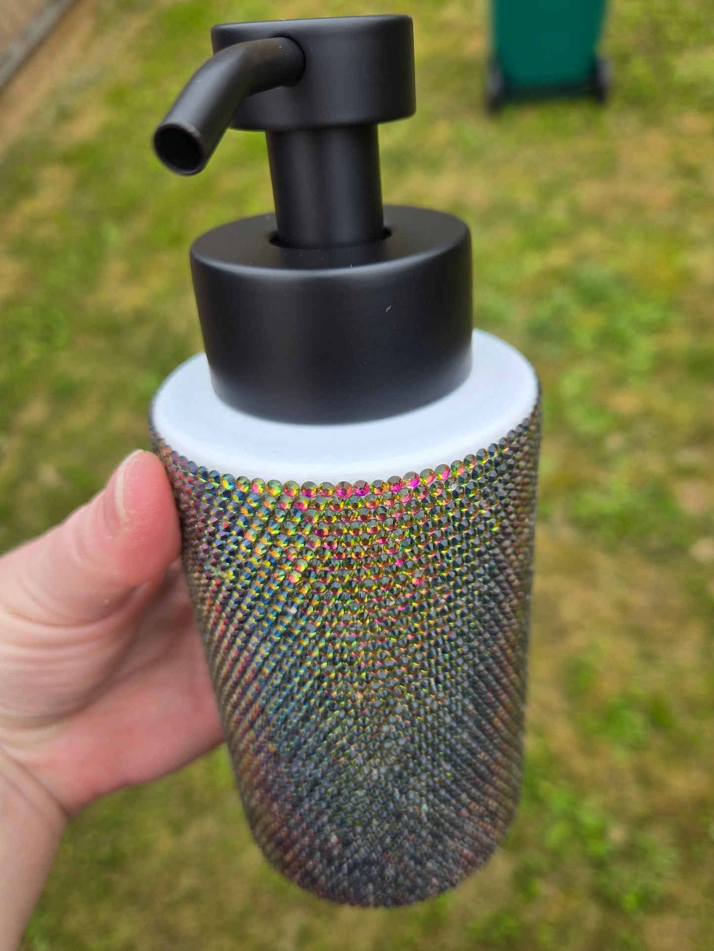 18oz rhinestone Soap dispenser
