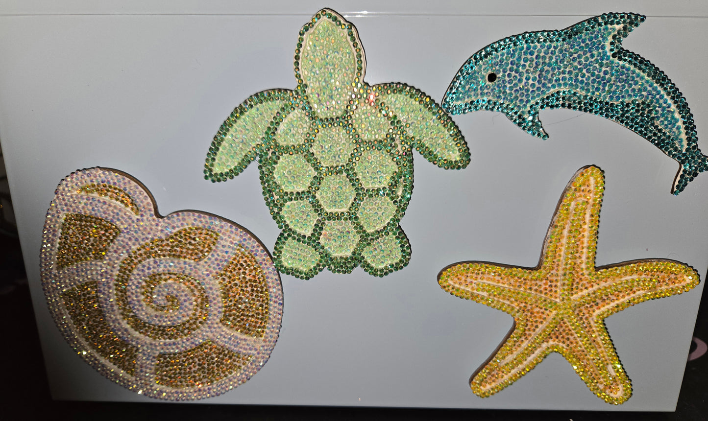 Ocean animals magnets